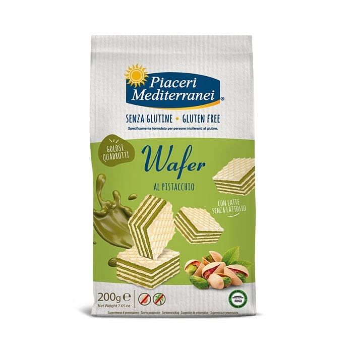 Piaceri Mediterranei Wafer Pistacchio 200 G