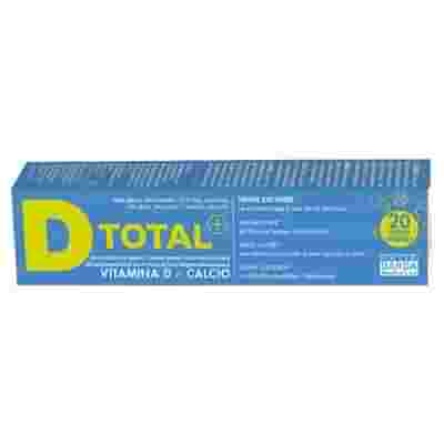 D TOTAL+ VITAMINA D-CA 20 COMPRESSE EFFERVESCNETI