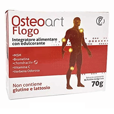 OSTEOART FLOGO 14 BUSTINE CON EDULCORANTE SENZA GLUTINE E LATTOSIO