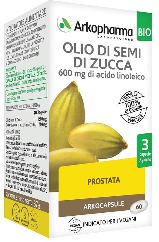 Arko Capsule Olio Semi Zucca 60 Capsule