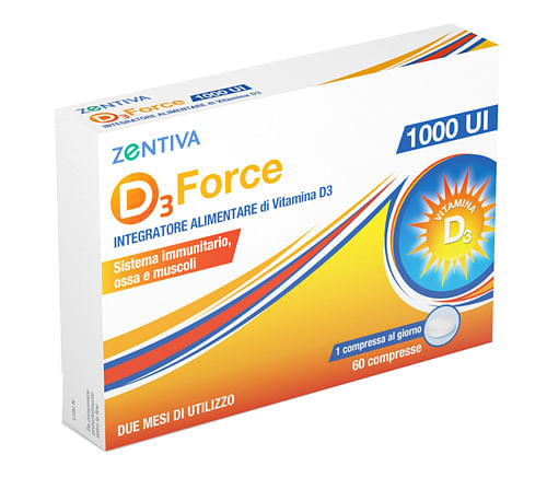 D3 Force Zentiva 1000 Ui 60 Compresse