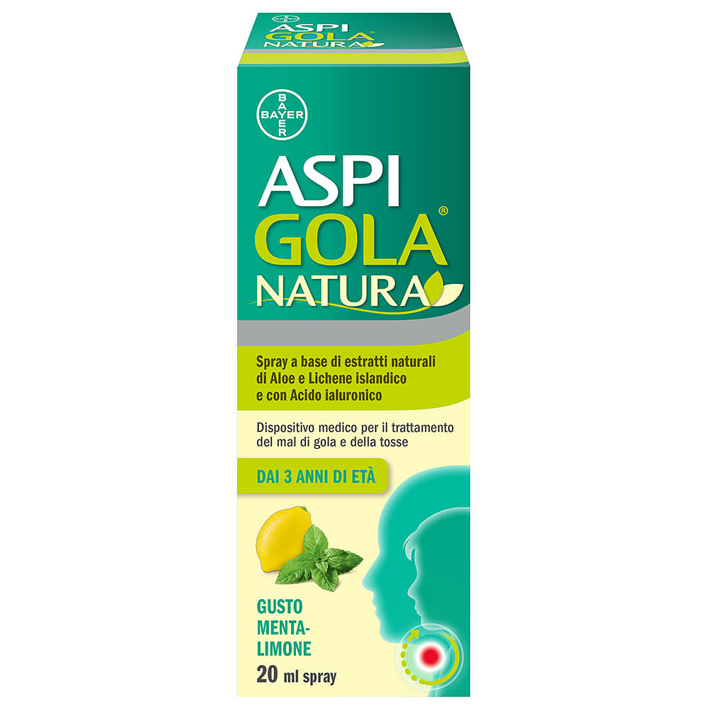 Aspi Gola Natura Spray Menta Limone 20 Ml