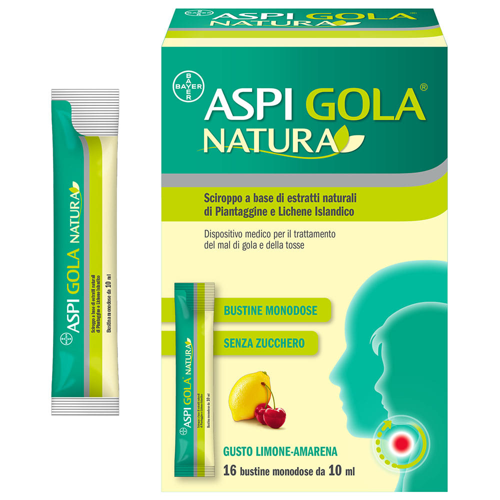 ASPI GOLA NATURA 16 BUSTINE MONODOSE DA 10 ML