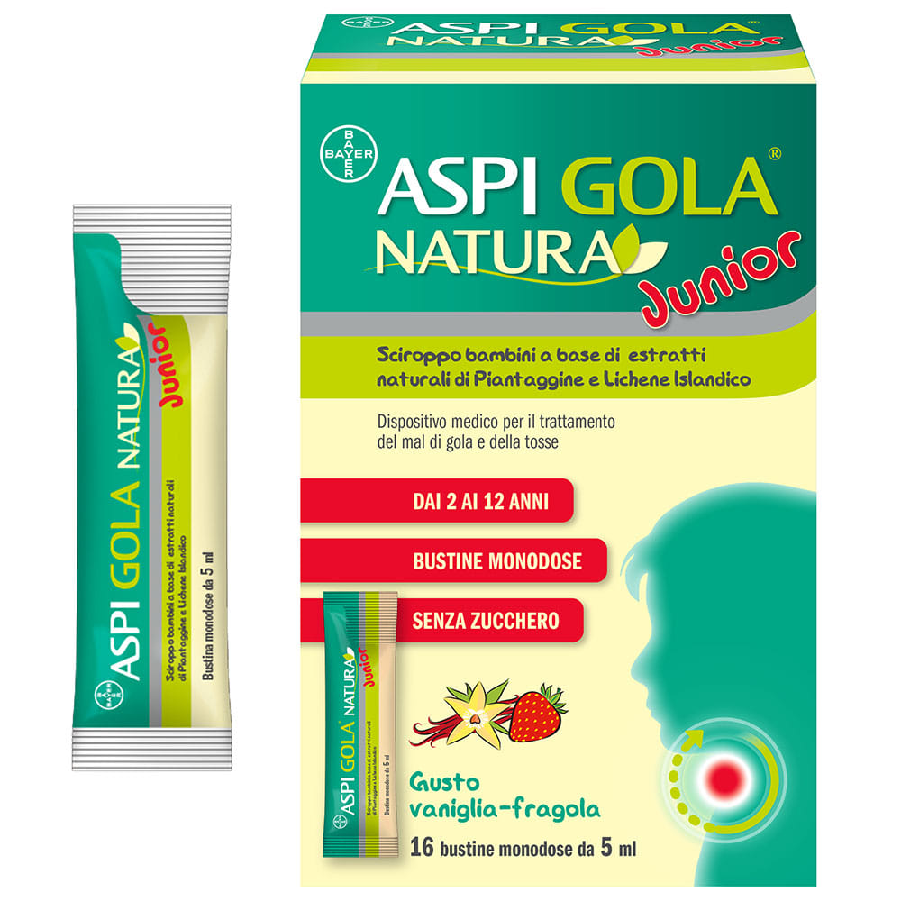 ASPI GOLA NATURA JUNIOR 16 BUSTINE MONODOSE DA 5 ML