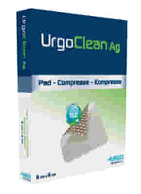 MEDICAZIONE TNT ASSORBENTE GELIFICANTE URGOCLEAN AG/SILVER 6X6 CM 10 PEZZI