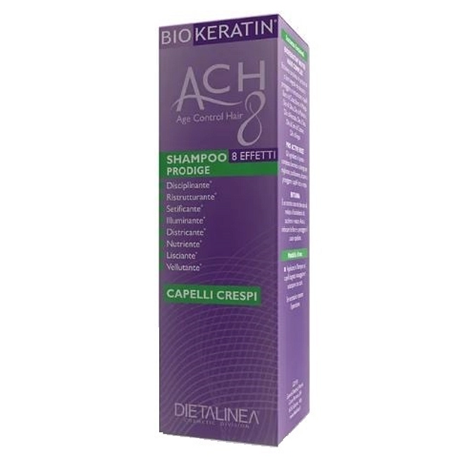 Biokeratin Ach8 Shampoo Capelli Crespi 200 Ml