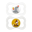 MAM AIR SUCCHIETTO 16+ MESI SILICONE NEUTRO 2 PEZZI