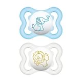 MAM AIR SUCCHIETTO 2-6 MESI SILICONE MASCHIO 2 PEZZI