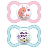 MAM AIR SUCCHIETTO 6+ MESI SILICONE FEMMINA 2 PEZZI