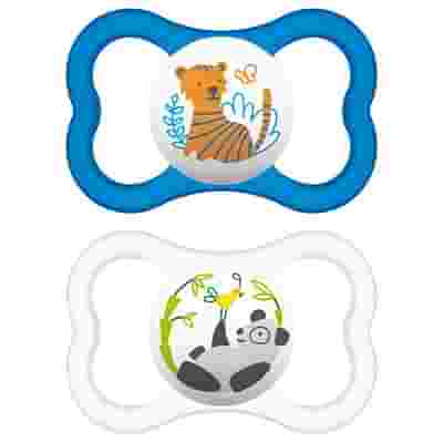 MAM AIR SUCCHIETTO 6+ MESI SILICONE MASCHIO 2 PEZZI