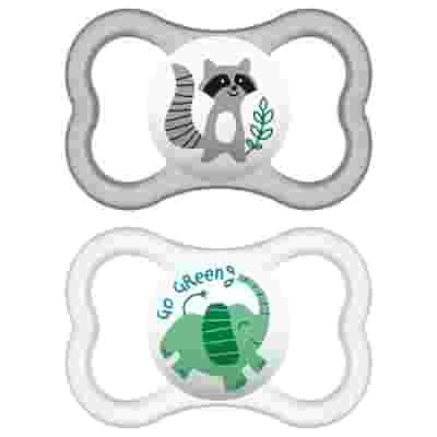 MAM AIR SUCCHIETTO 6+ MESI SILICONE NEUTRO 2 PEZZI