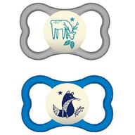 MAM AIR NIGHT SUCCHIETTO 6+ MESI SILICONE MASCHIO 2 PEZZI