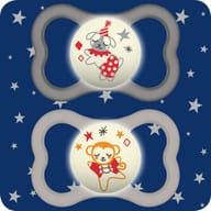 MAM AIR NIGHT SUCCHIETTO 6+ MESI SILICONE NEUTRO 2 PEZZI