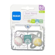 MAM SUCCHIETTO ORIGINAL START 0-2 MESI SILICONE NEUTRO 2 PEZZI