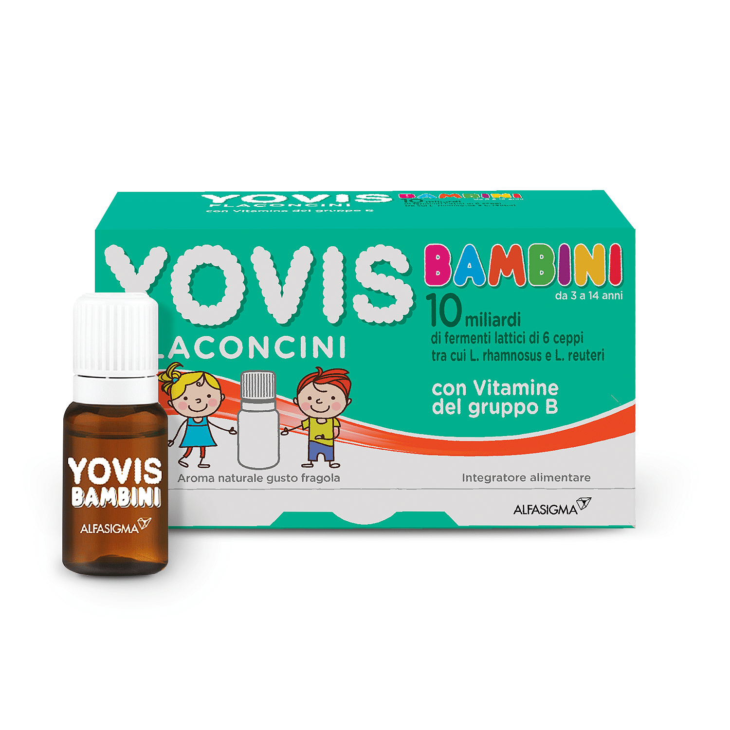 Yovis Bambini Fragola 10 Flaconcini Da 10 Ml