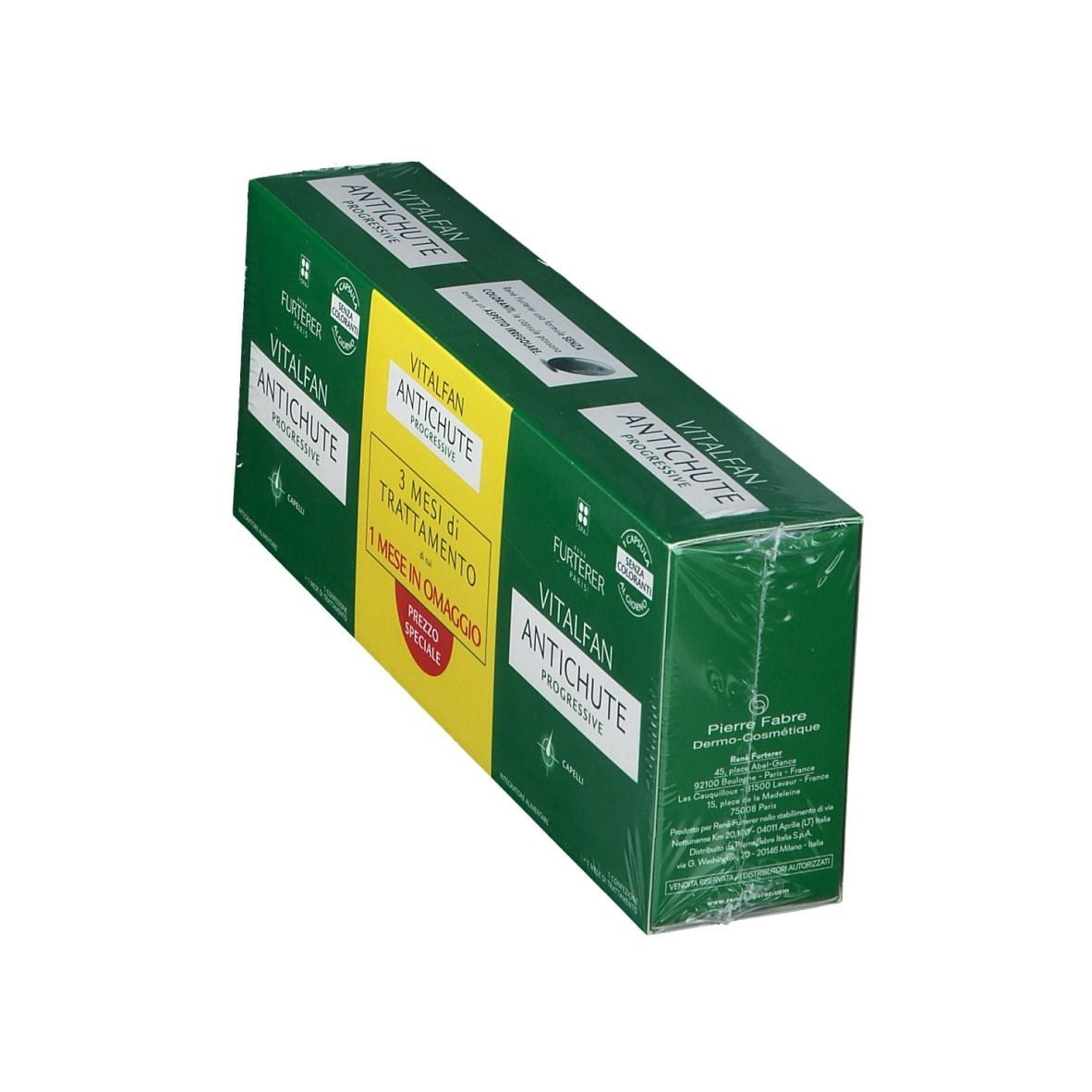 RENE FURTERER VITALFAN PROGRESSIVE TRIO 22 3 PEZZI DA 30 COMPRESSE