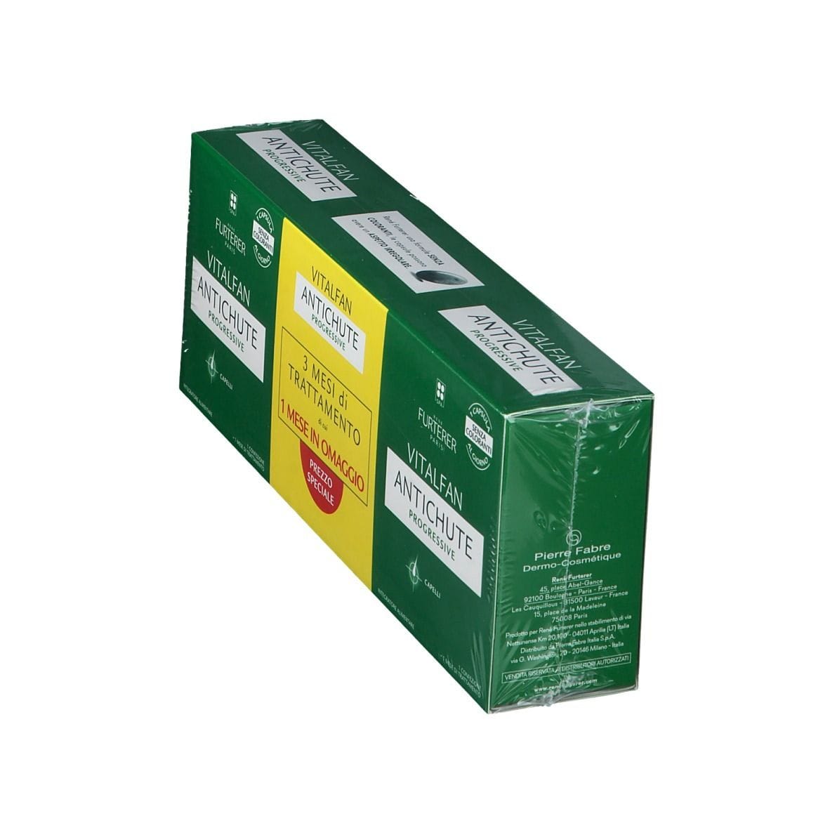 RENE FURTERER VITALFAN PROGRESSIVE TRIO 22 3 PEZZI DA 30 COMPRESSE