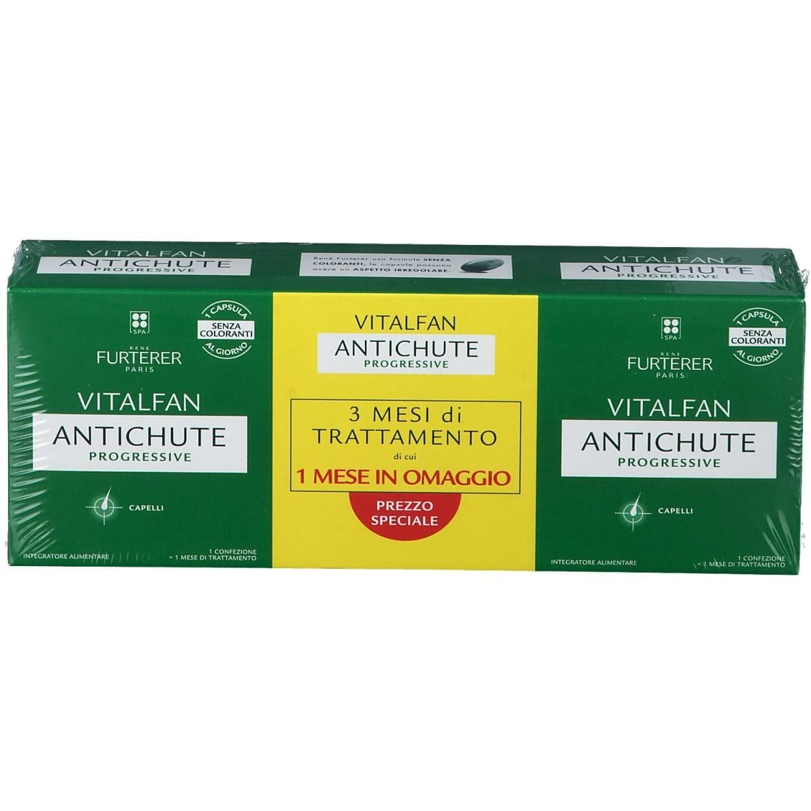 RENE FURTERER VITALFAN PROGRESSIVE TRIO 22 3 PEZZI DA 30 COMPRESSE