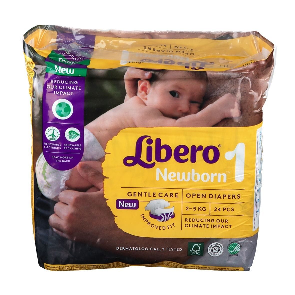 LIBERO NEWBORN 1 2-5 KG 24 PEZZI