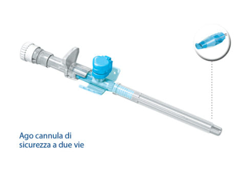 Ago Cannula A 2 Vie Sterile Monouso Venopic 2 Vie Fep Gauge 14 X45  1 Pezzo