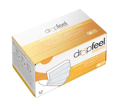 MASCHERINA USO MEDICO DROPFEEL PHARMA MONOUSO TIPO II BIANCA 5 X 10 PEZZI MASCHERINA USO MEDICO DROPFEEL PHARMA MONOUSO TIPO II BIANCA 5 X 10 PEZZI