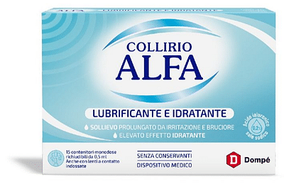 COLLIRIO ALFA LUBRIFICANTE/IDRATANTE 15 FIALE MONODOSE