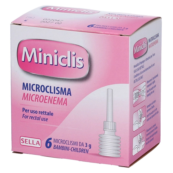 Miniclis Bimbi 3 G 6 Microclismi