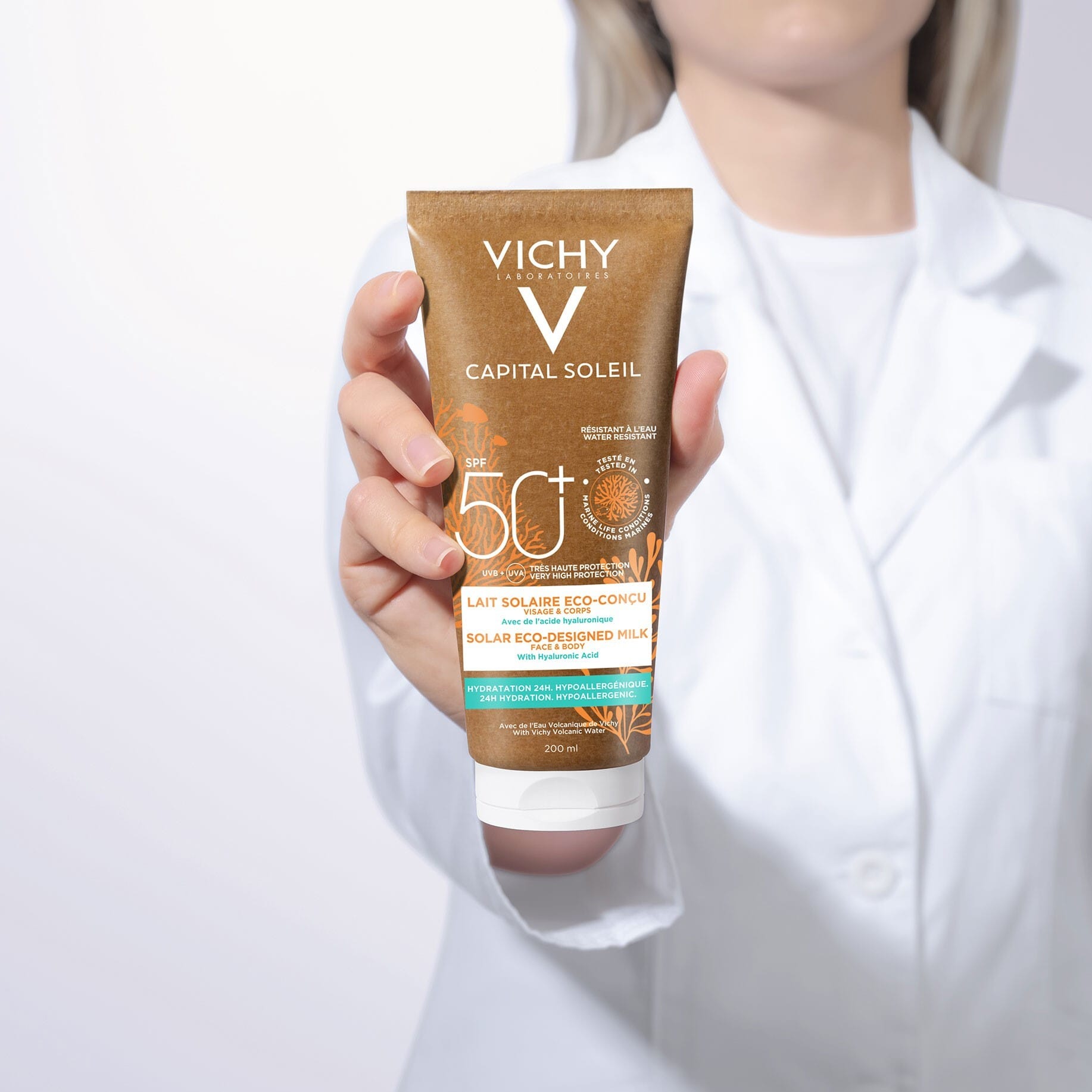 CAPITAL SOLEIL LATTE SOLARE ECO-SOSTENIBILE SPF50+ 200 ML