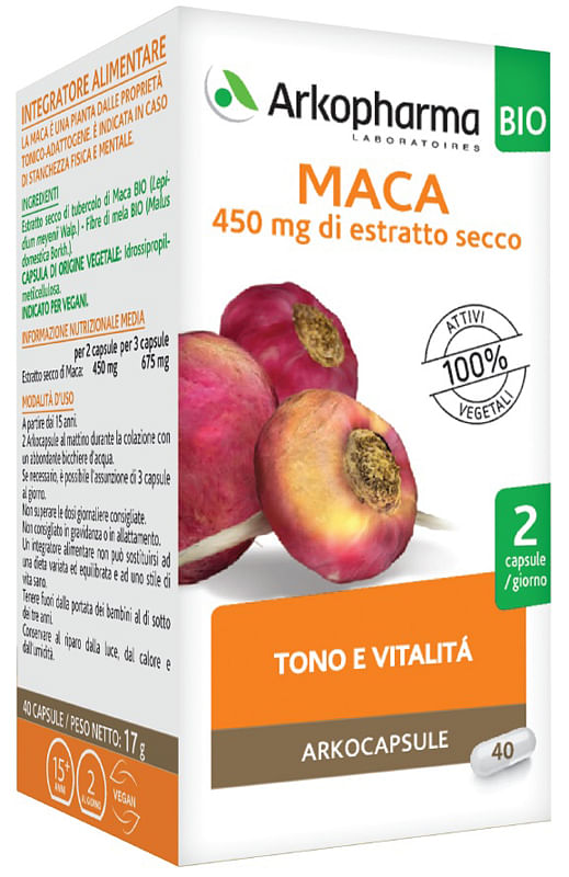 Arko Capsule Maca Bio 40 Capsule