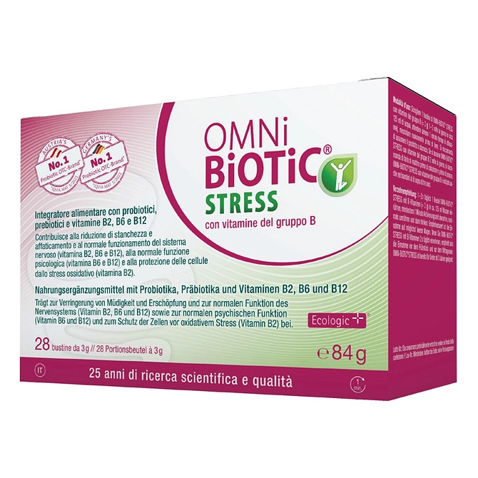 Omni Biotic Stress Vitamine Gruppo B 28 Bustine Da 3 G