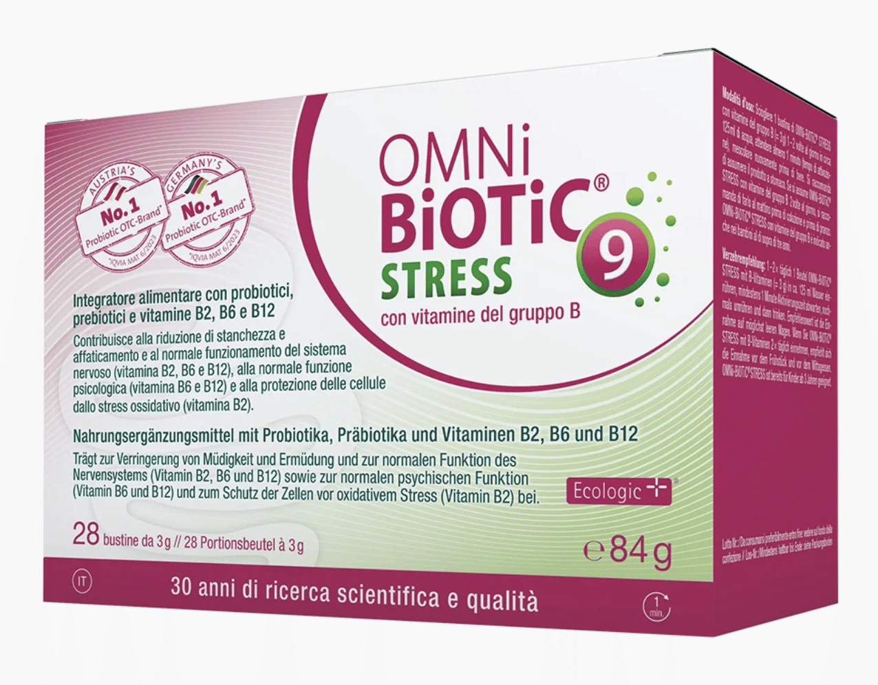 OMNI BIOTIC STRESS VITAMINE GRUPPO B 28 BUSTINE DA 3 G