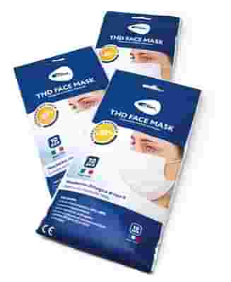 MASCHERINA CHIRURGICA THD MASK F3 WHITEBARRIER 10 PEZZI