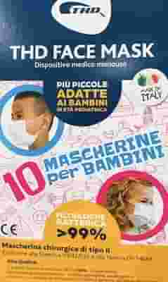 MASCHERINA CHIRURGICA BAMBINI THD MASK 10 PEZZI