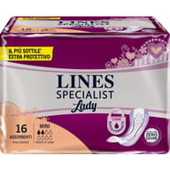 ASSORBENTI PER INCONTINENZA LINES SPECIALIST LADY MINI 16 PEZZI