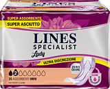 ASSORBENTI PER INCONTINENZA LINES SPECIALIST LADY MINI 16 PEZZI