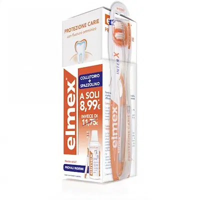 SPECIAL PACK ELMEX PROTEZIONE CARIE COLLUTORIO 400 ML + SPAZZOLINO SPECIAL PACK ELMEX PROTEZIONE CARIE COLLUTORIO 400 ML + SPAZZOLINO