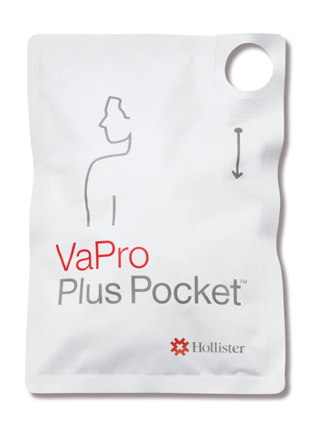 CATETERE INTERMITTENTE VAPRO PLUS POCKET NO TOUCH CON SACCA CH 14 30 PEZZI
