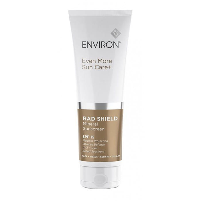 RAD SHIELD ENVIRON SPF15 MINERAL SUNSCREEN UVA + UVB + INFRAROSSI 125 ML