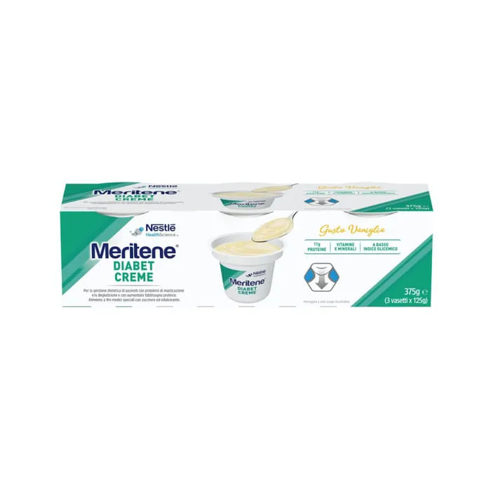 MERITENE DIABET CREME VANIGLIA 3 X 125 G