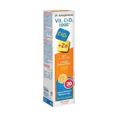 VITAMINE VIT C&D+ZN 20 COMPRESSE EFFERVESCENTI