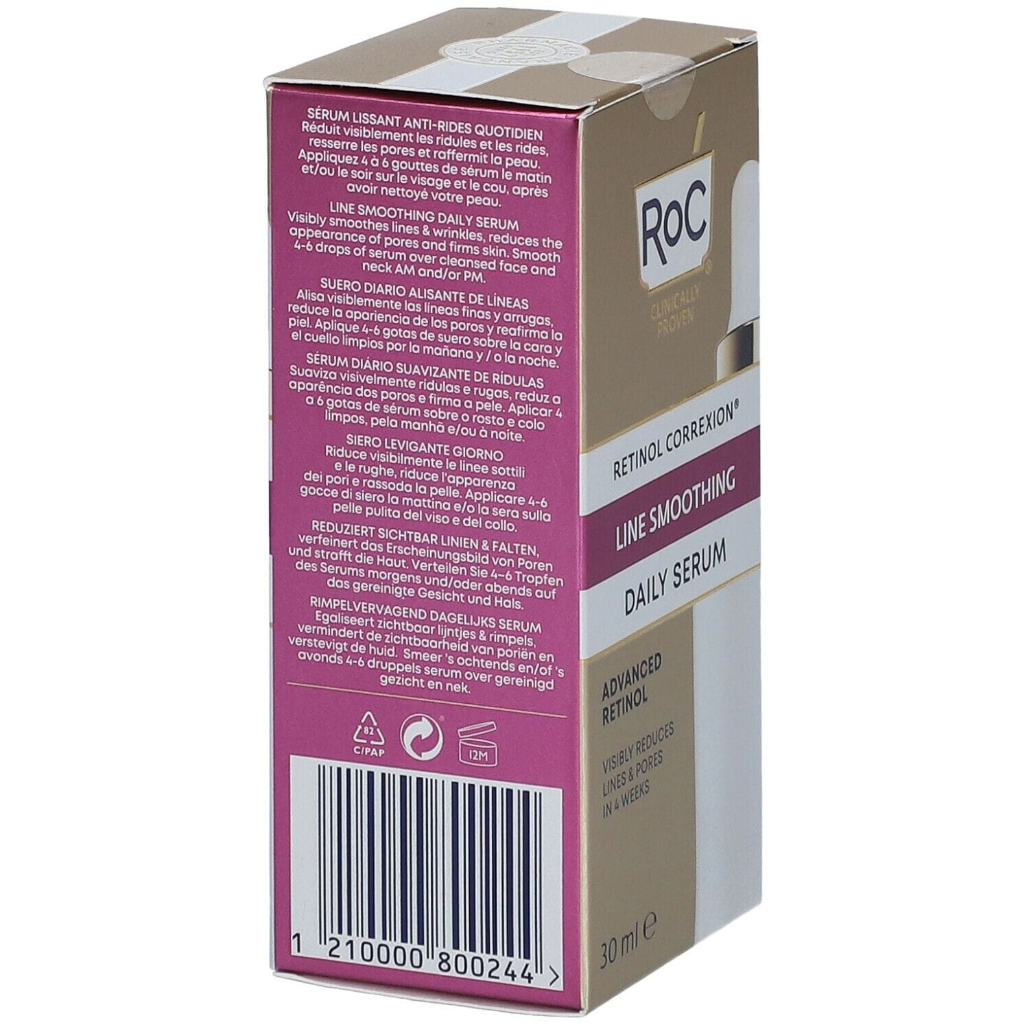 ROC RETINOL CORREXION LINE SMOOTHING SIERO VISO GIORNO 30 ML