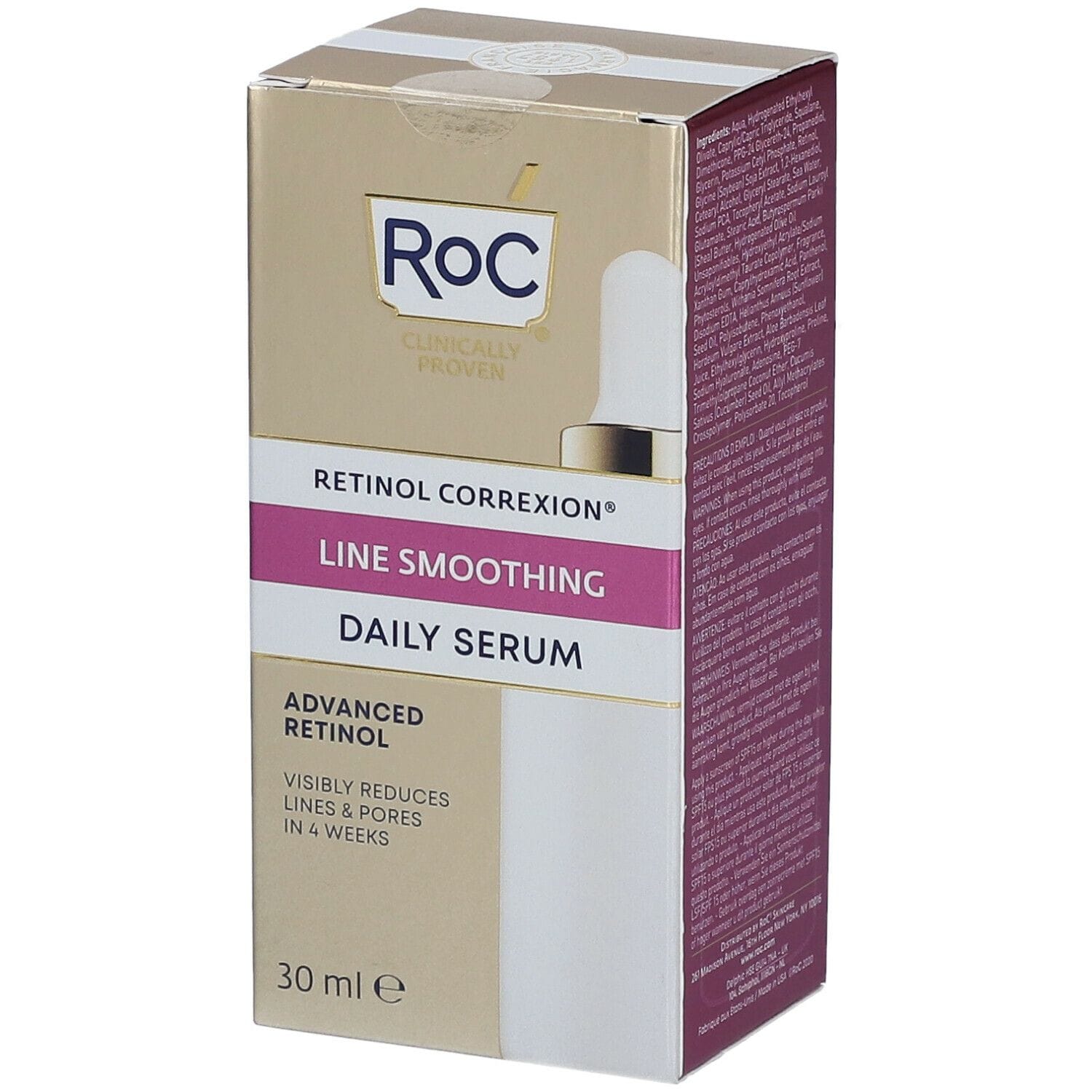 ROC RETINOL CORREXION LINE SMOOTHING SIERO VISO GIORNO 30 ML