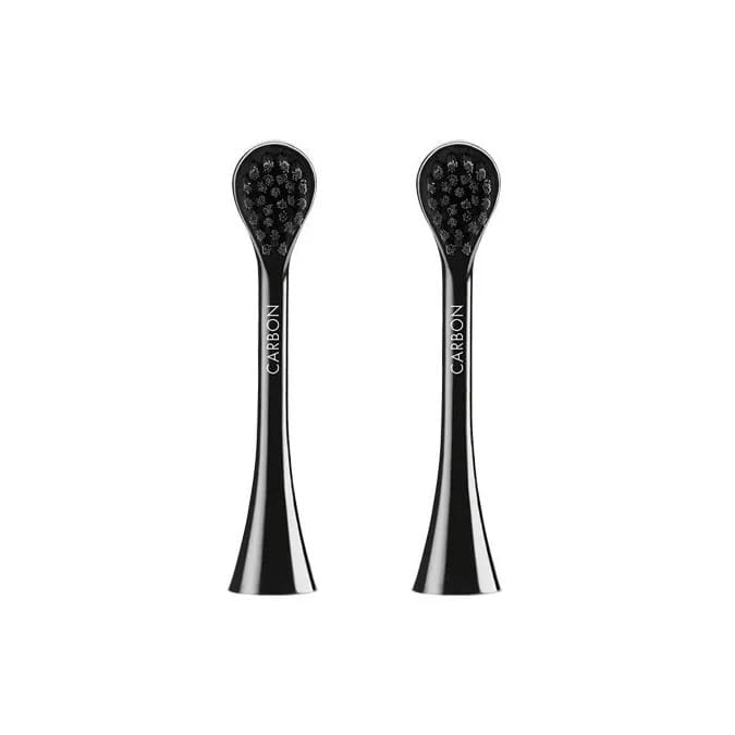 CURAPROX TESTINE RICAMBIO BLACK IS WHITE HYDROSONIC DUO PACK BLACK 2 PEZZI