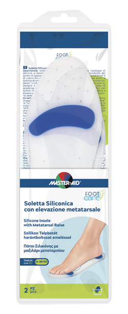 Soletta Siliconica Master Aid Footcare Medium 39 40 Metatarso I5