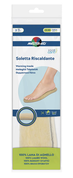 Master Aid Footcare Soletta Riscaldante Ritagliabile 2 Pezzi I3