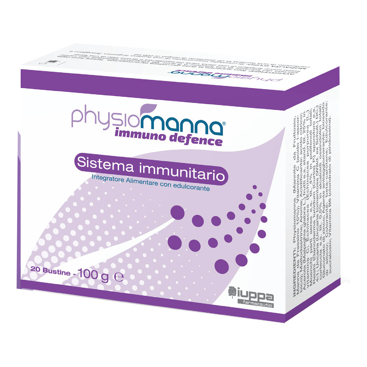 PHYSIOMANNA IMMUNO DEFENCE 20 BUSTE STICK DA 5 G