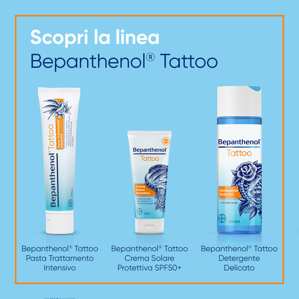 BEPANTHENOL TATTOO PASTA TRATTAMENTO INTENSIVO 100 G
