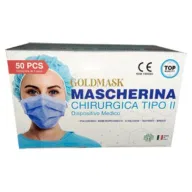 MASCHERINA CHIRURGICA GOLDMASK TIPO II 50 PEZZI