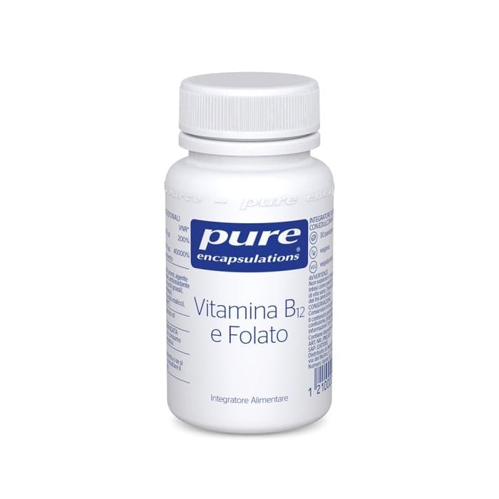 PURE ENCAPSULATIONS VITAMINA B12 E FOLATO 30 PASTIGLIE