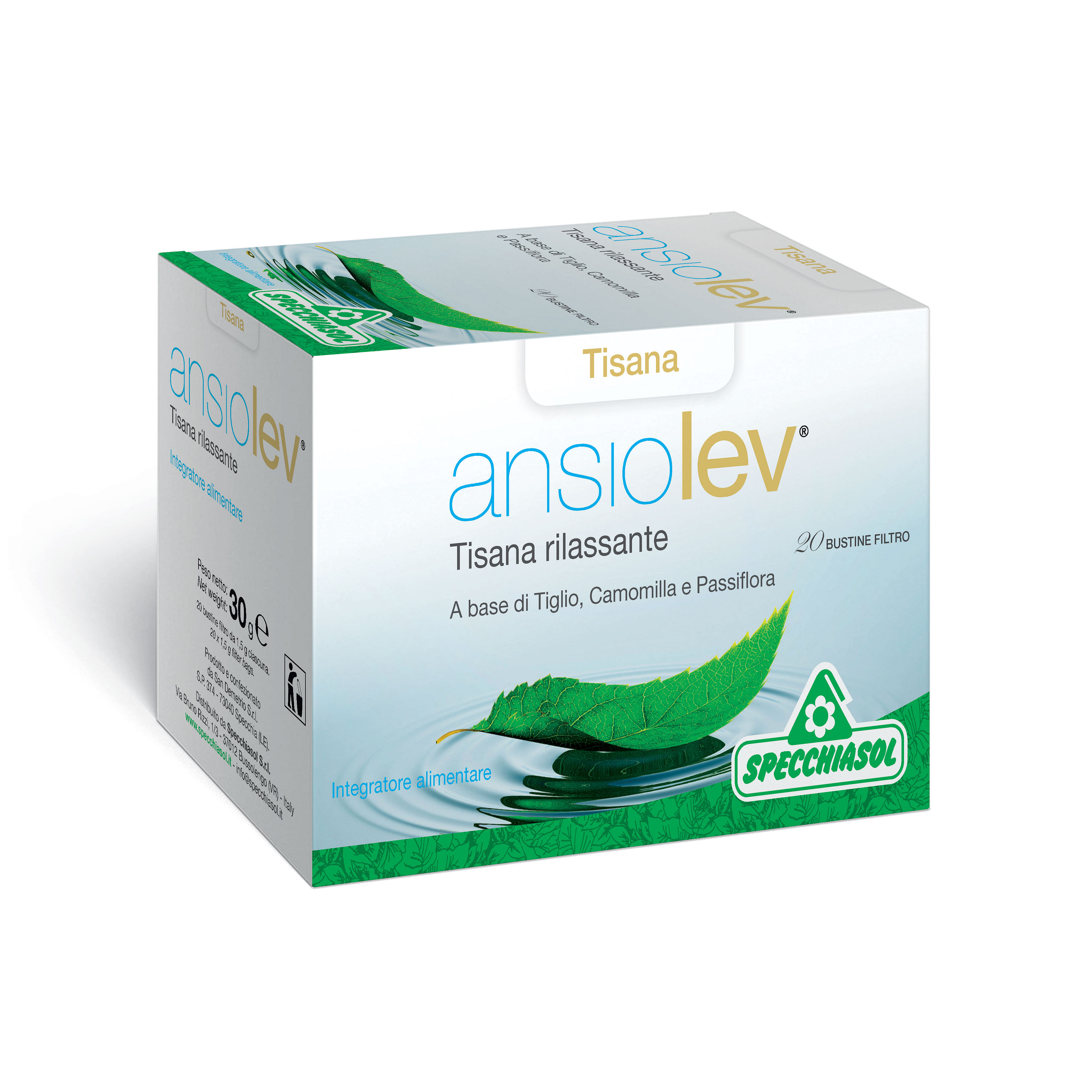 Ansiolev Tisana 20 Filtri 30 G